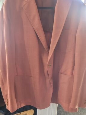 Saks Fifth Avenue Men's Rust Brown Sport Coat